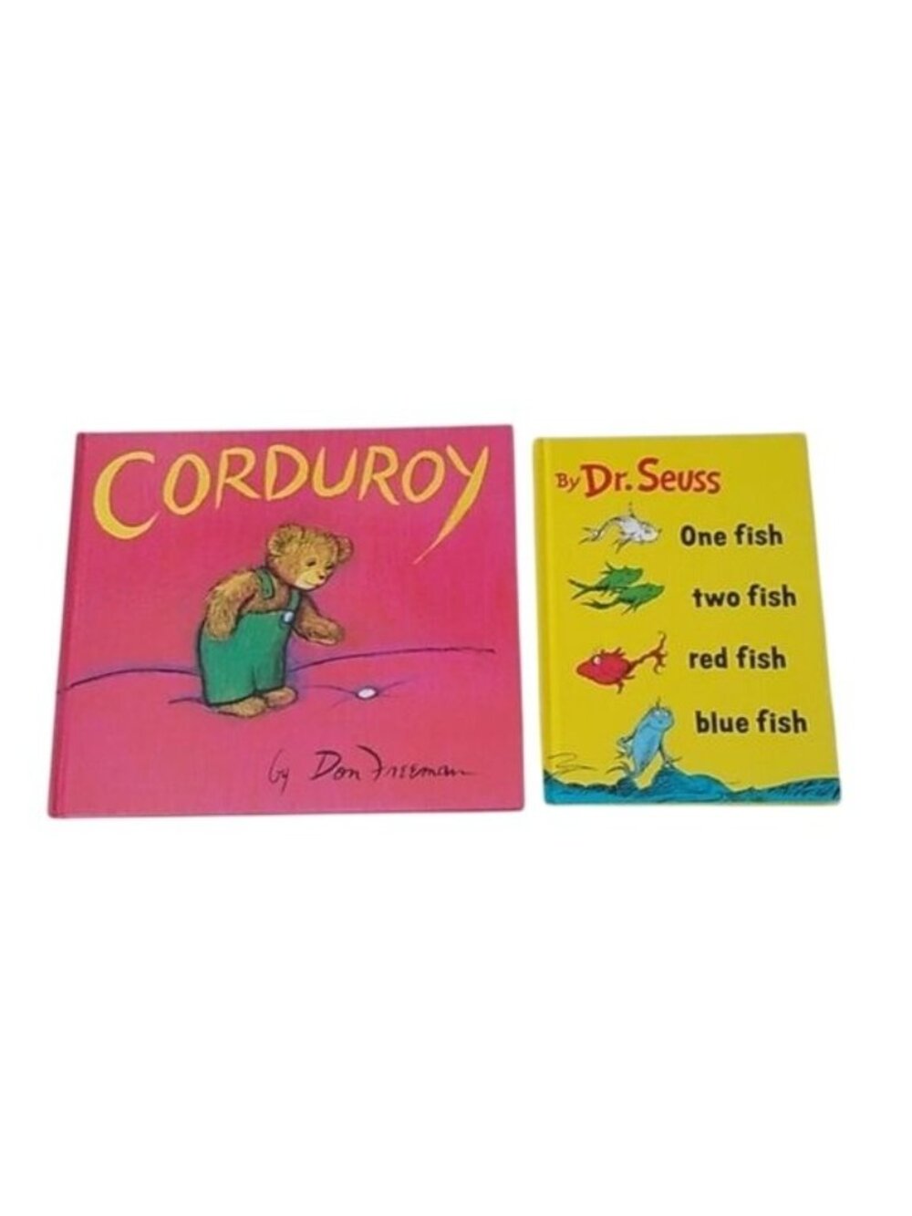 Corduroy + One Fish, Two Fish, Red Fish, Blue Fish Hardback Kohl's Cares Books